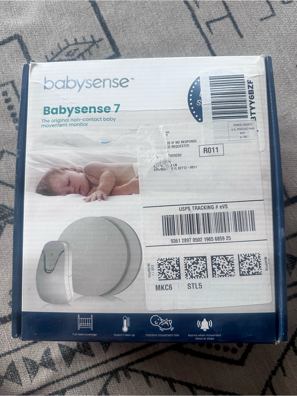 Babysense 7 Baby Movement Non-Contact Monitor